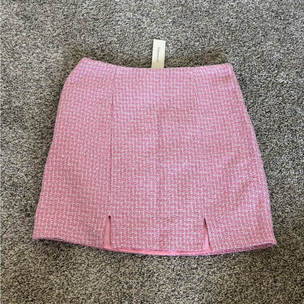 Francesca’s Pink Mini Skirt